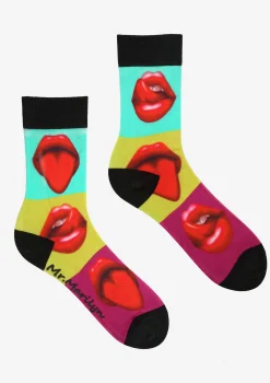 Bawełniane Skarpetki Męskie Special w Usta Lips Marilyn