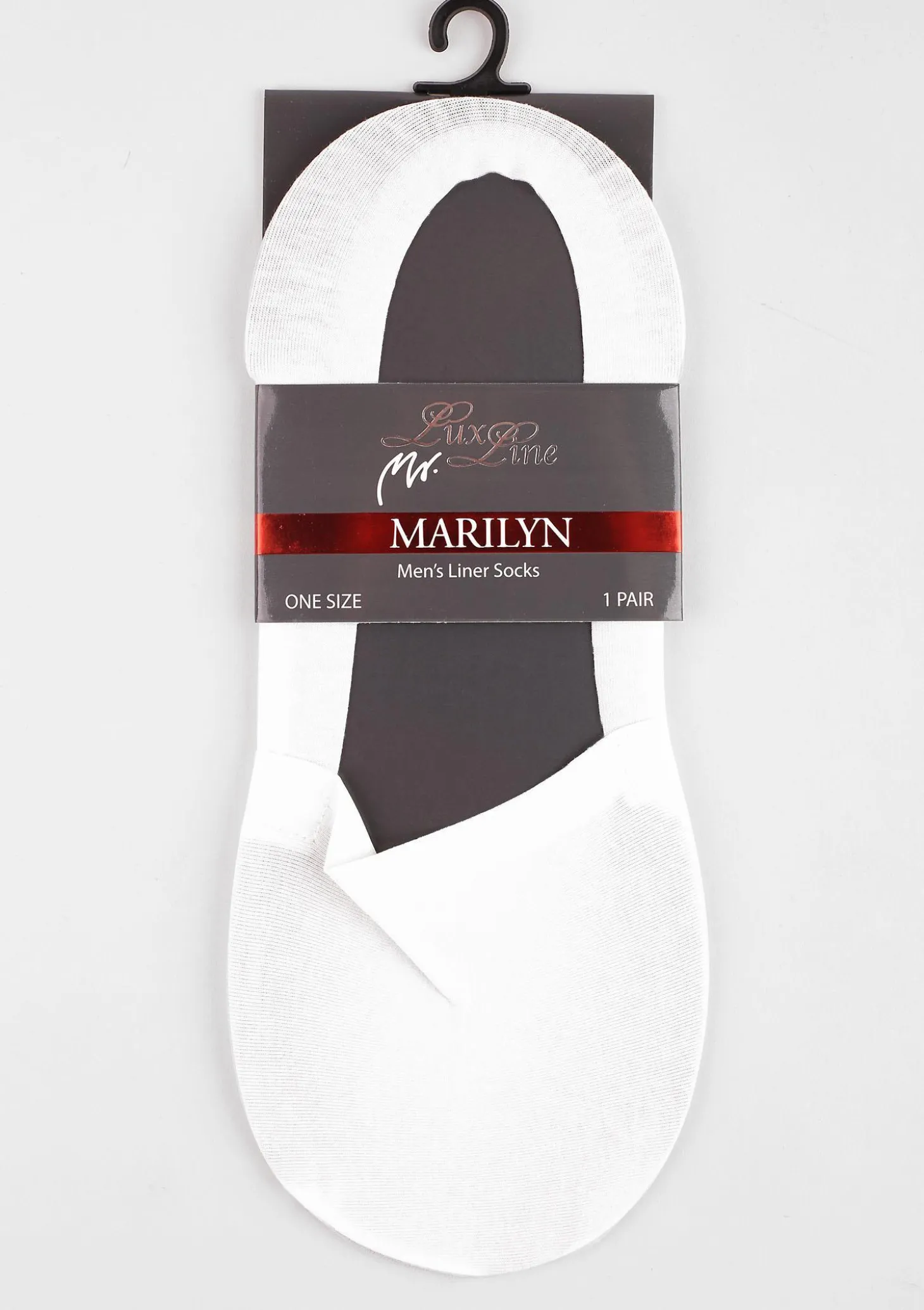 Bawełniane Skarpetki Stopki Męskie Lux Line P30 White Marilyn