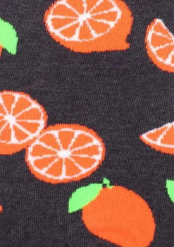 Bawełniane stopki damskie w pomarańcze Footies Oranges Marilyn
