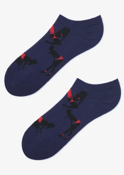 Bawełniane stopki męskie z tancerkami Footies Men Gogo Marilyn