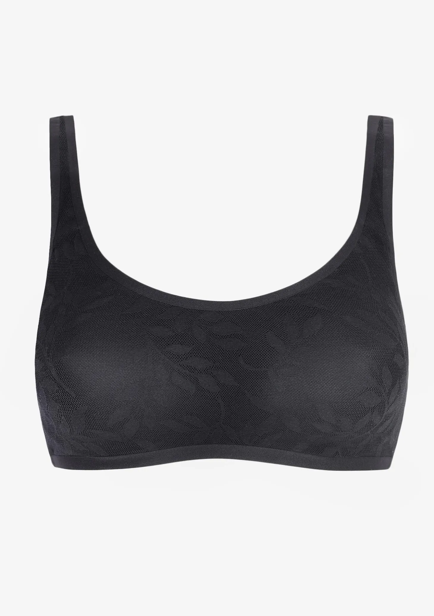 Biustonosz damski bezfiszbinowy czarny Comfort Bra Poupee Marilyn