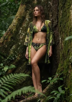 Biustonosz kąpielowy z usztywnianymi miseczkami - Tropical
