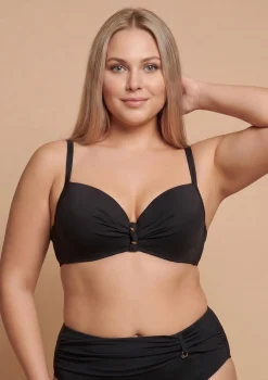 Biustonosz kąpielowy z usztywnianymi miskami modelujący biust - Bella Mare