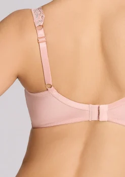 Biustonosz miękki ze stabilnego tiulu i srebrnym laminatem Delight