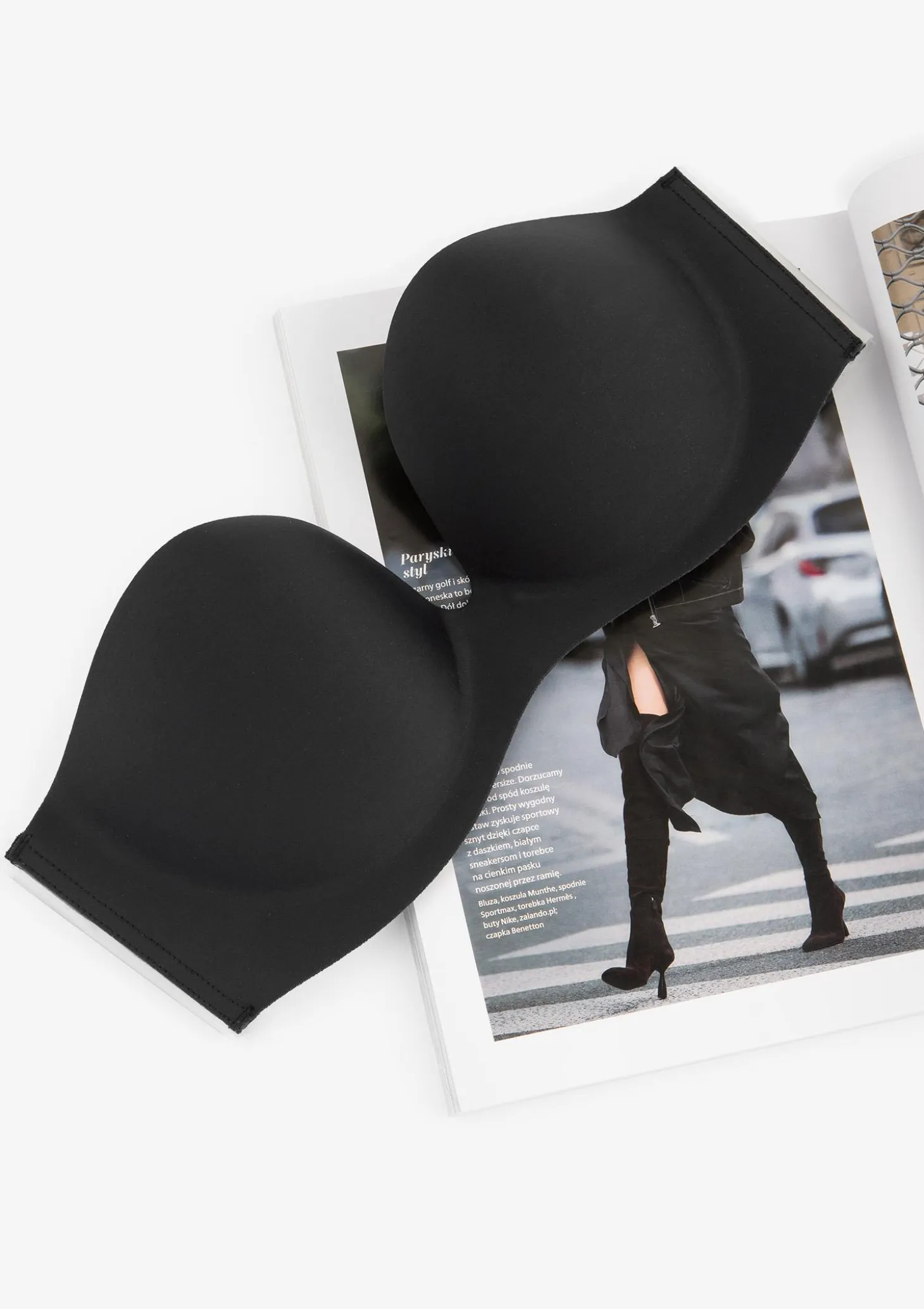 Biustonosz Samonośny Incognito Bra Black Poupee Marilyn