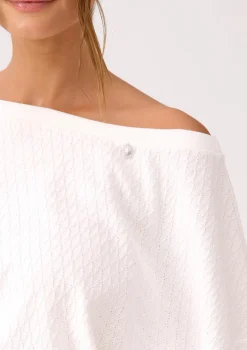 Bluza z bawełny organicznej i kryształkiem - Little Star