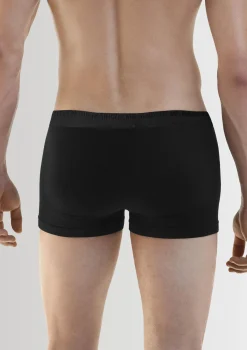 Bokserki męskie klasyczne z logowaną gumą czarne - Boxers Pro