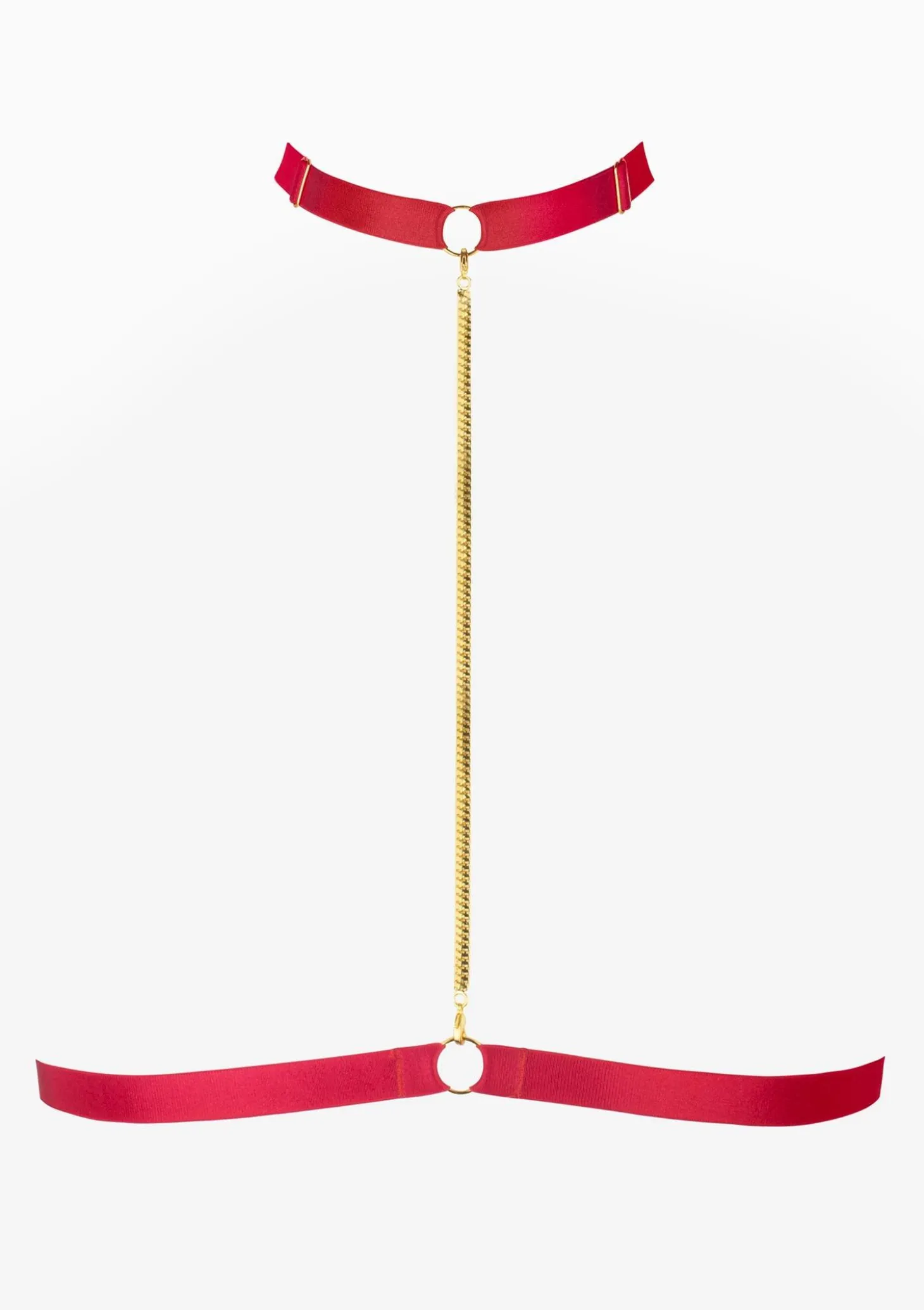 Decostraps ze złotym łańcuszkiem Red Mia Poupee Marilyn