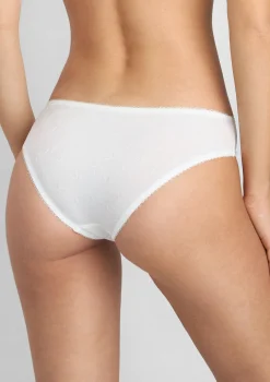 Figi damskie klasyczne z delikatnym wzorem off white Noe 02 Poupee Marilyn