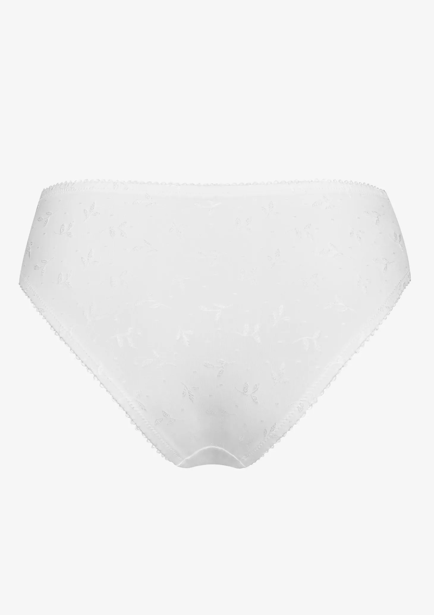Figi damskie klasyczne z delikatnym wzorem off white Noe 02 Poupee Marilyn