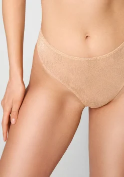 Figi damskie typu brazyliany z żakardowym przodem Honey Poupee Marilyn