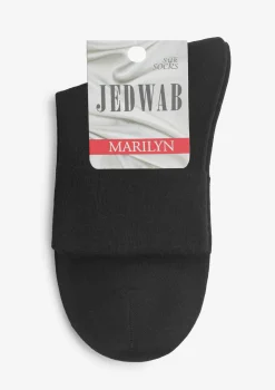 Klasyczne czarne skarpetki z jedwabiem i tencelem – Silk Socks