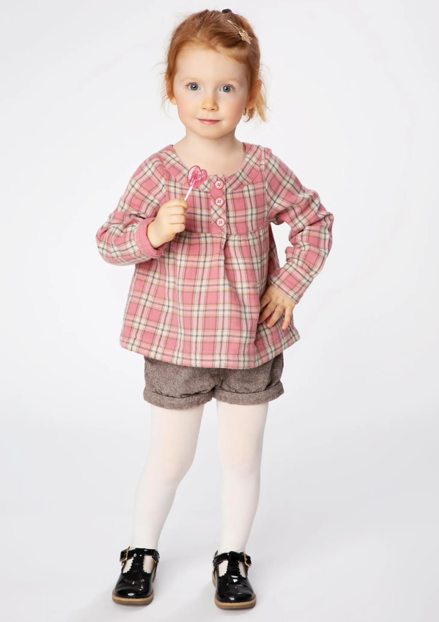 Kryjące Rajstopy Dziecięce Pippi 40 3d Milk Marilyn