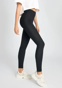 Legginsy damskie elastyczne z szerokim pasem 853 Active Marilyn