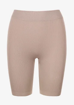 Legginsy damskie kolarki z prążkowanej dzianiny Fitness Marilyn