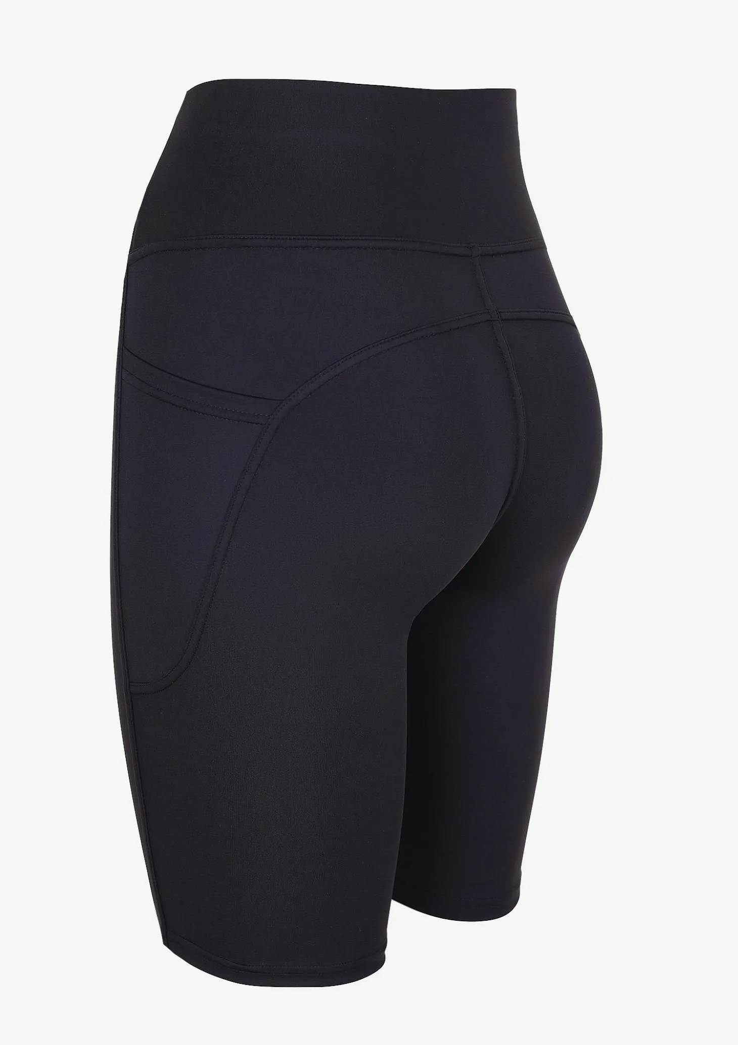 Legginsy damskie krótkie z kieszeniami kolarki Poupee Marilyn