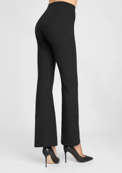 Legginsy damskie typu dzwony z efektownym rozcięciem 853 Flared Marilyn
