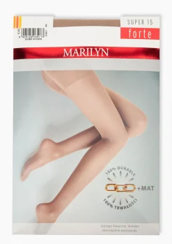 Rajstopy damskie klasyczne matowe duże rozmiary Super 15 Forte Marilyn