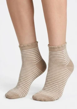 Skarpetki bawełniane z pikotką - Scp Stripes