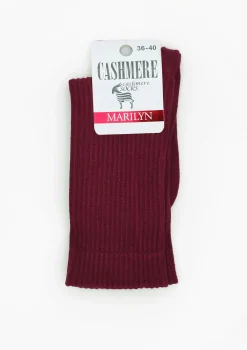 Skarpetki damskie prążkowane ciepłe i wygodne - Cashmere Dreams