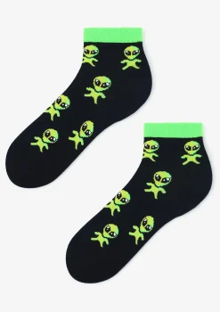 Skarpetki damskie w ufoludki SL Ufo Marilyn