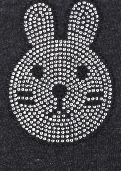 Skarpetki damskie z błyszczącym króliczkiem Cotton Sad Rabbit Marilyn