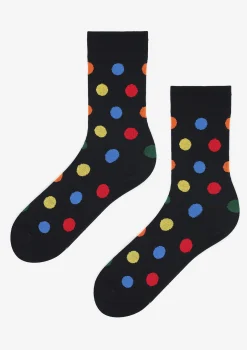 Skarpetki męskie w kolorowe kropki Men Color Dots Marilyn