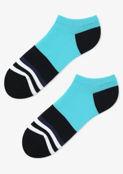 Skarpetki stopki męskie z paskami Footies Men Stripes Marilyn