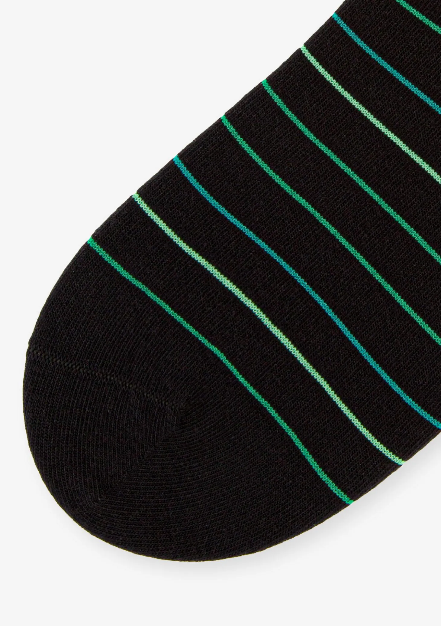 Stopki męskie bawełniane w dynamiczne zielone paski Stripes 2 Marilyn