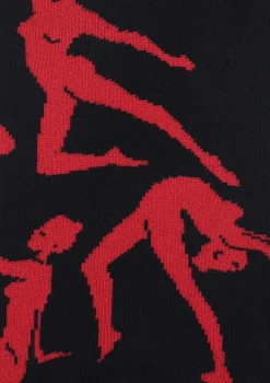 Stopki męskie z grafiką gimnastyczek Footies Men Gymnasts Marilyn