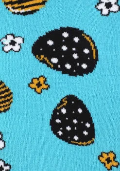 Wielkanocne skarpetki damskie w pisanki i kwiaty SL Easter Eggs Marilyn