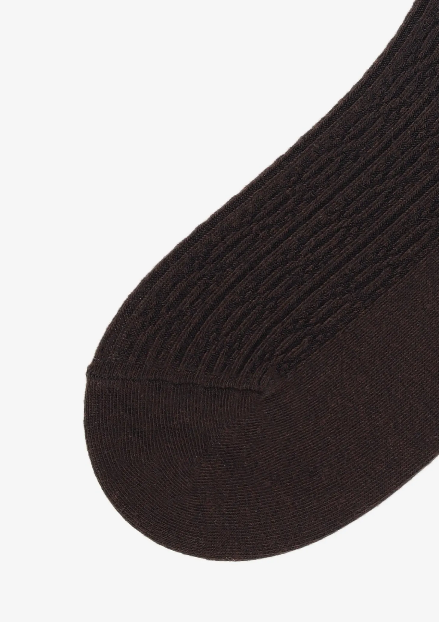 Zakolanówki damskie bawełniane z prążkowanym splotem brąz Zazu Cotton A40 Marilyn