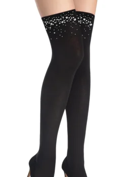 Zakolanówki damskie ozdobione kryształkami Zazu 899 Diamonds Marilyn